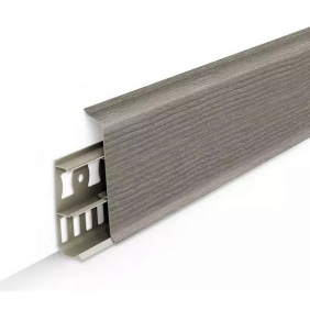 Напольный плинтус ПВХ Ideal Deconika 85 мм Клен северный 263